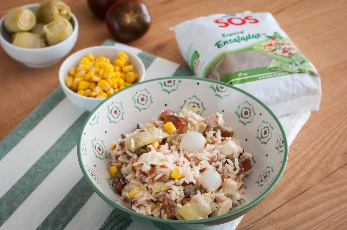 ensalada de arroz paso 14