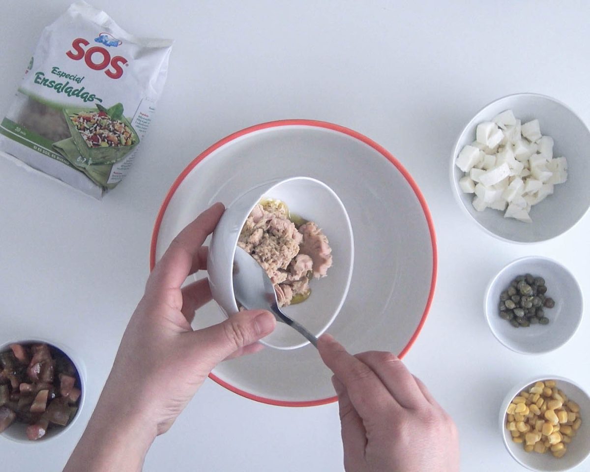 ensalada de arroz paso 6