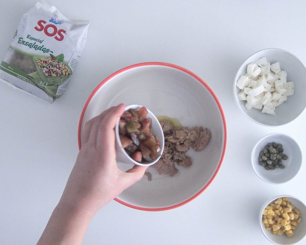 ensalada de arroz paso 7