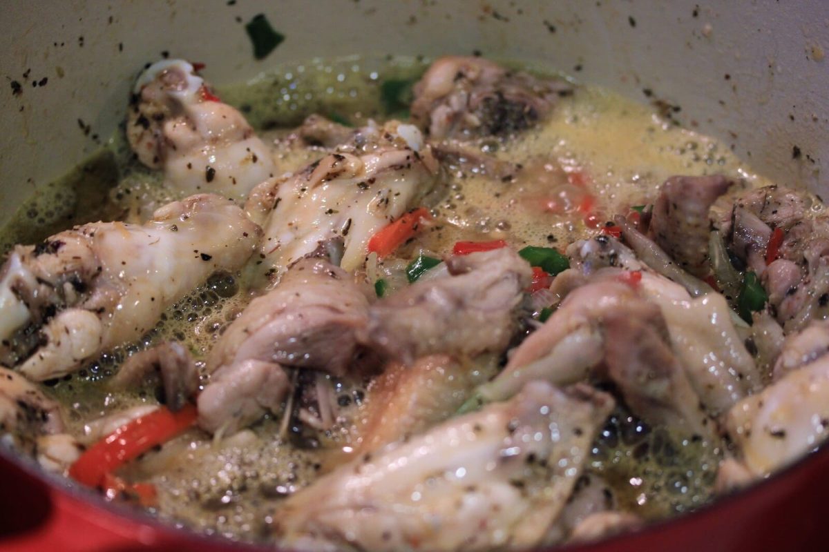 estofado de pollo paso 14