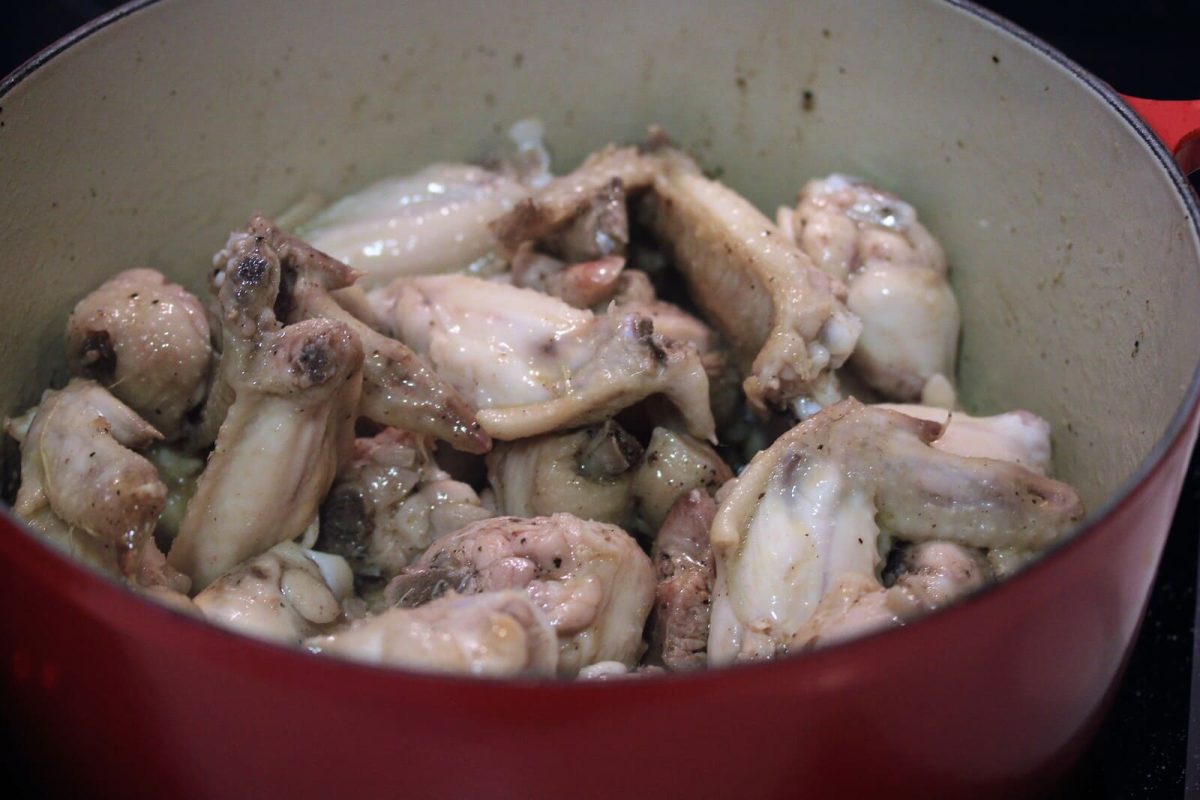 estofado de pollo paso 6
