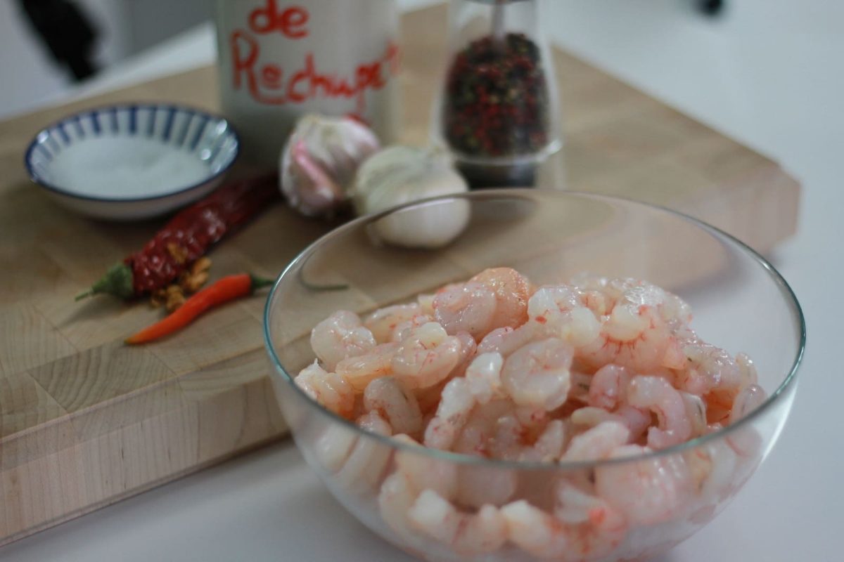 gambas al ajillo paso 1