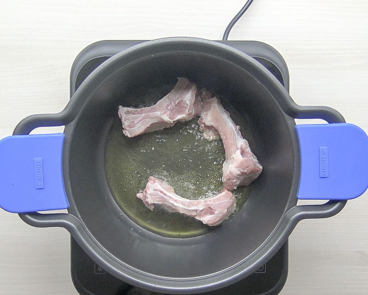 Estofado de costillas con patatas paso 3