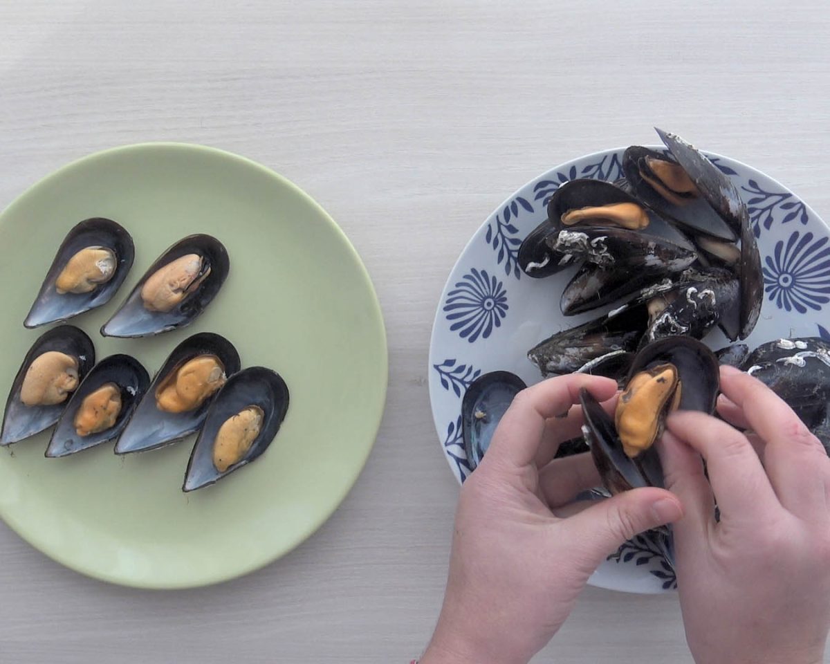 mejillones gratinados a panadeira paso 15