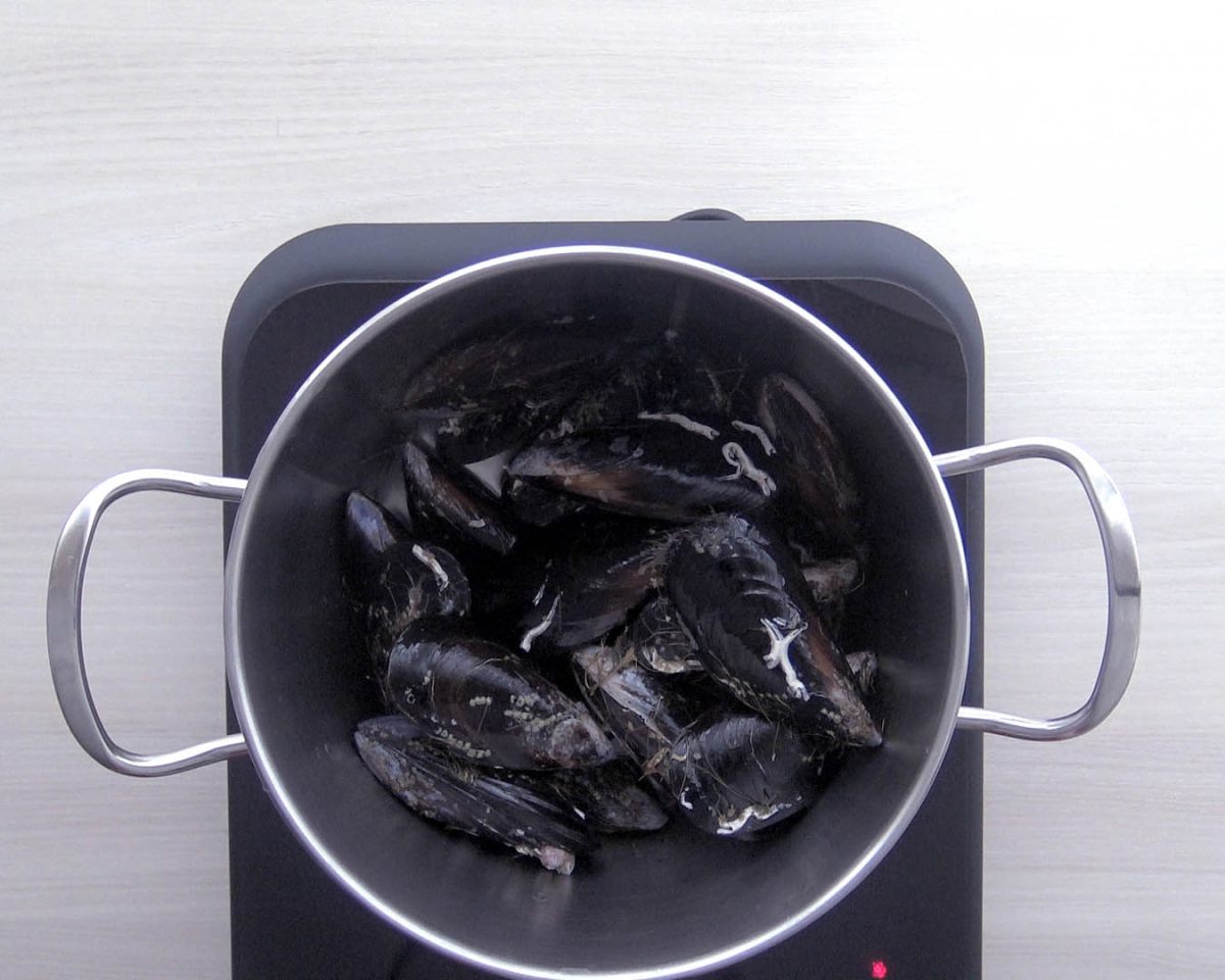 mejillones gratinados a panadeira paso 4