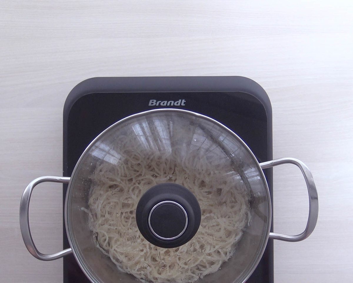 noodles con pollo y verduras paso 9