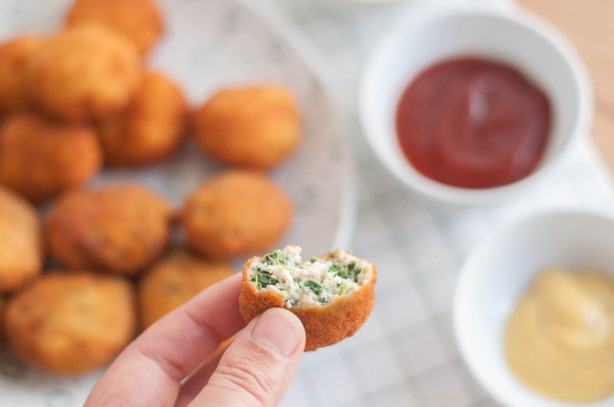 nuggets de pollo y espinacas paso 18