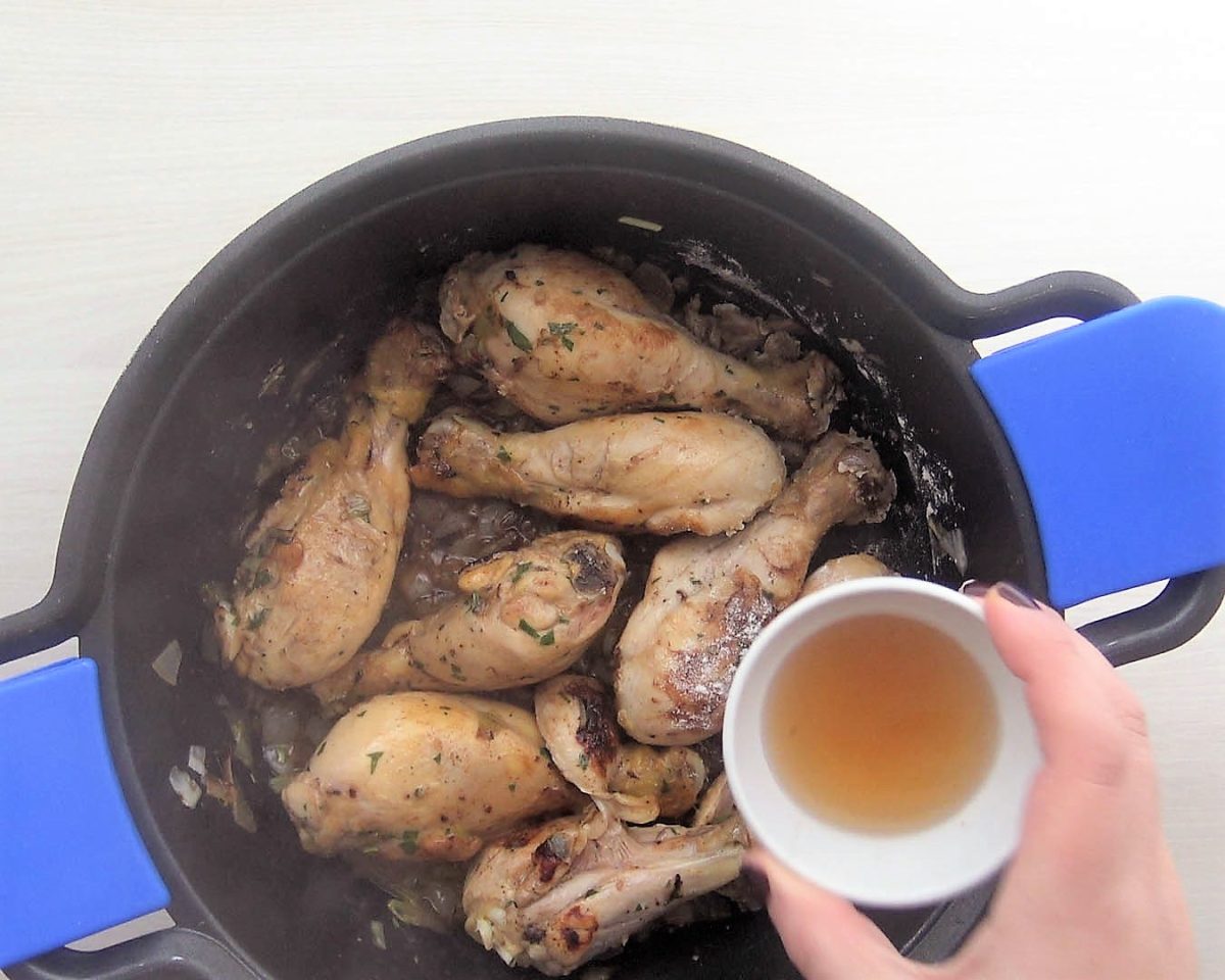 pollo a la marengo paso11