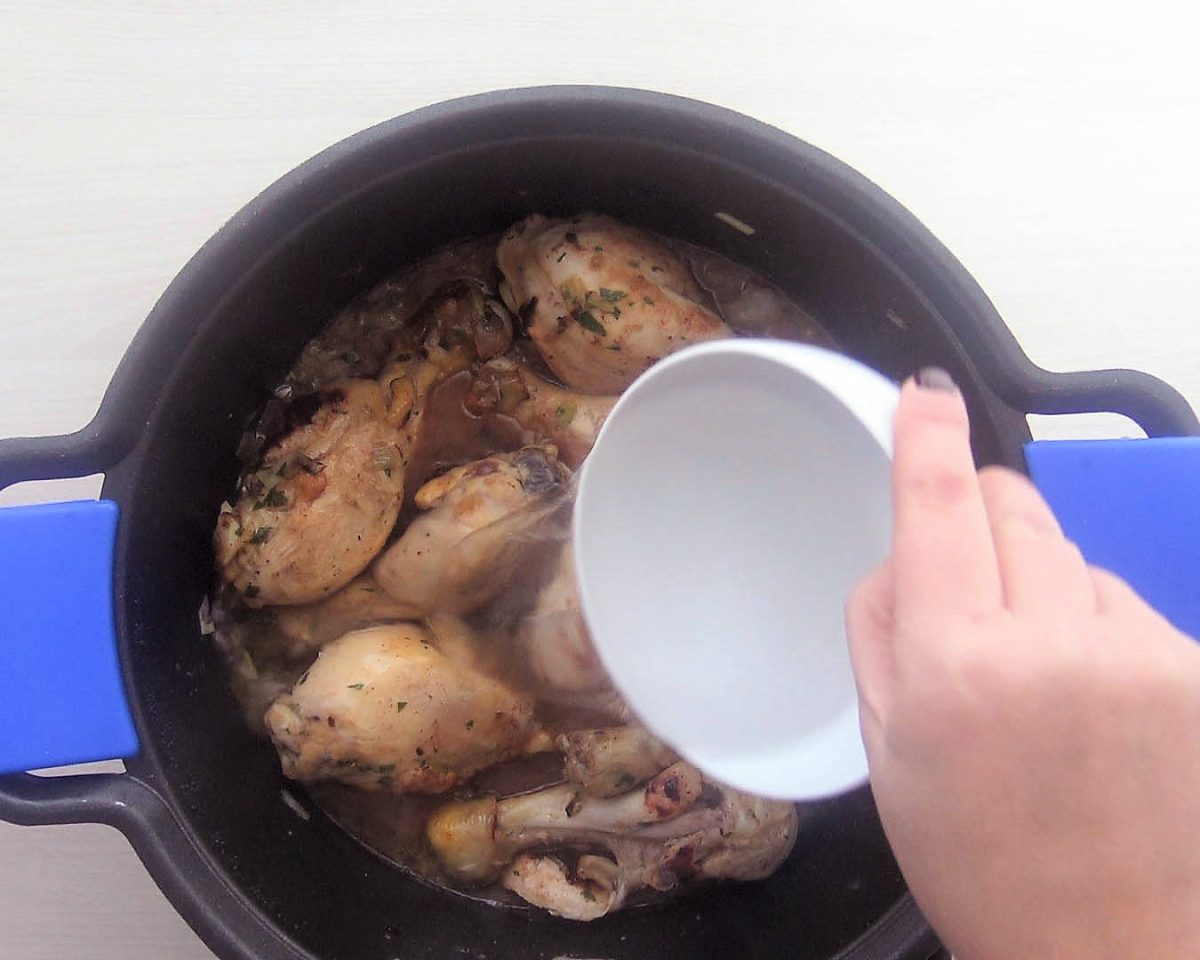 pollo a la marengo paso13