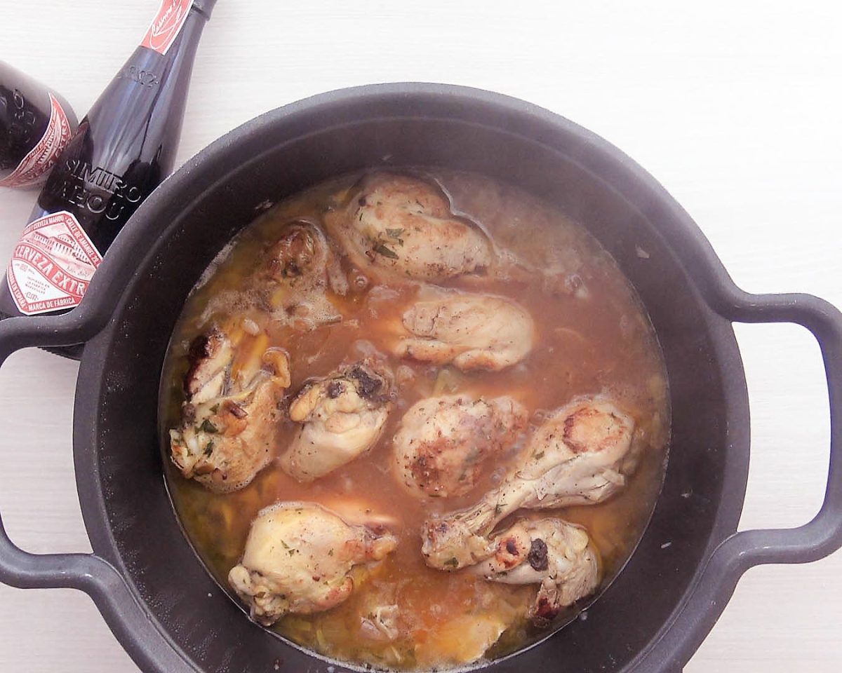 pollo a la marengo paso14