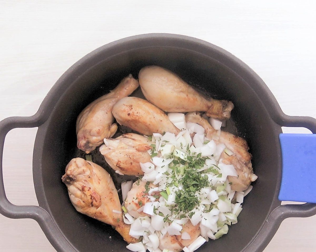 pollo a la marengo paso9