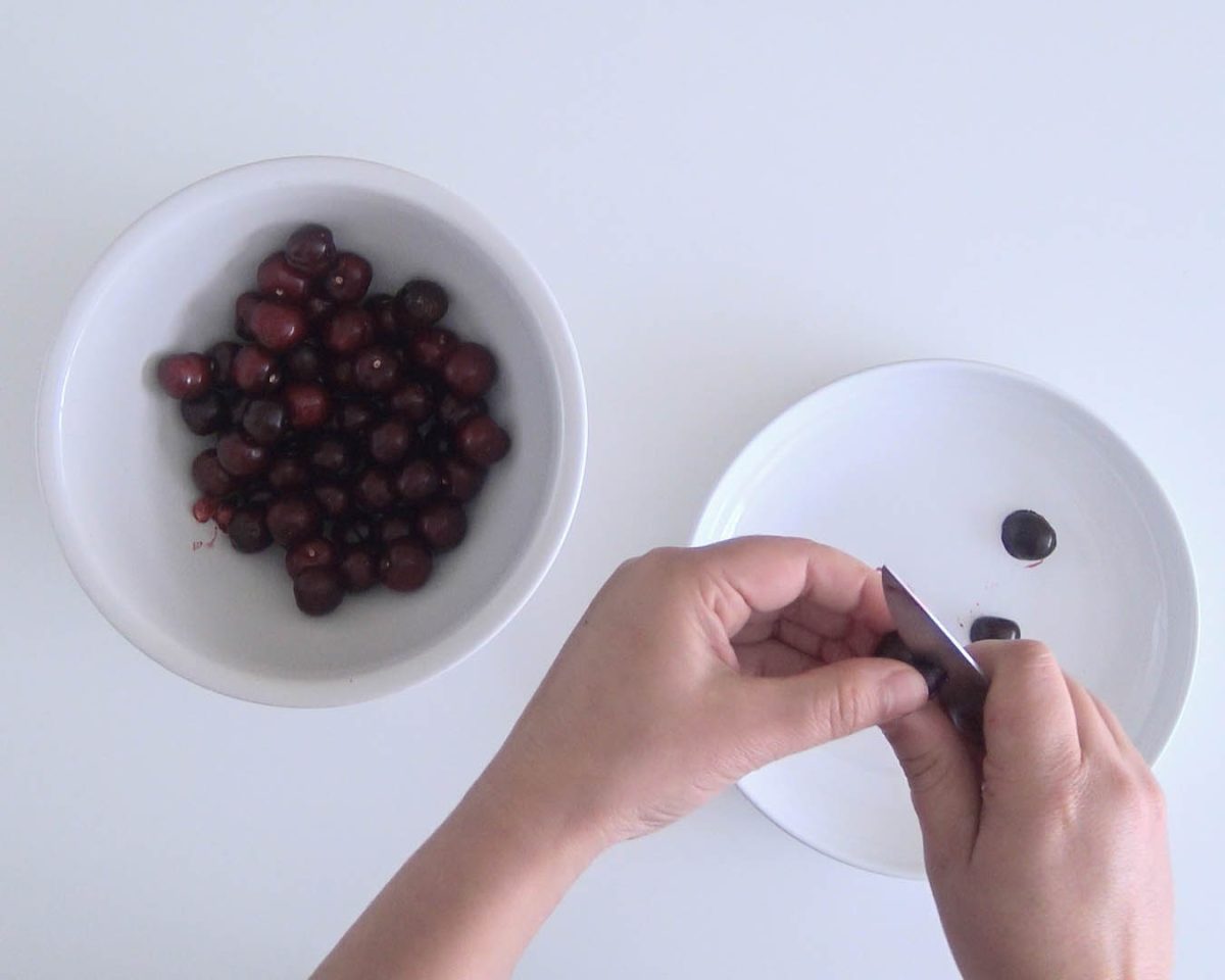polos de cerezas picotas paso 3