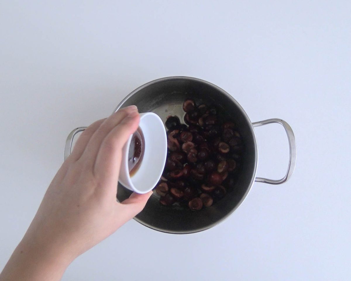 polos de cerezas picotas paso 8