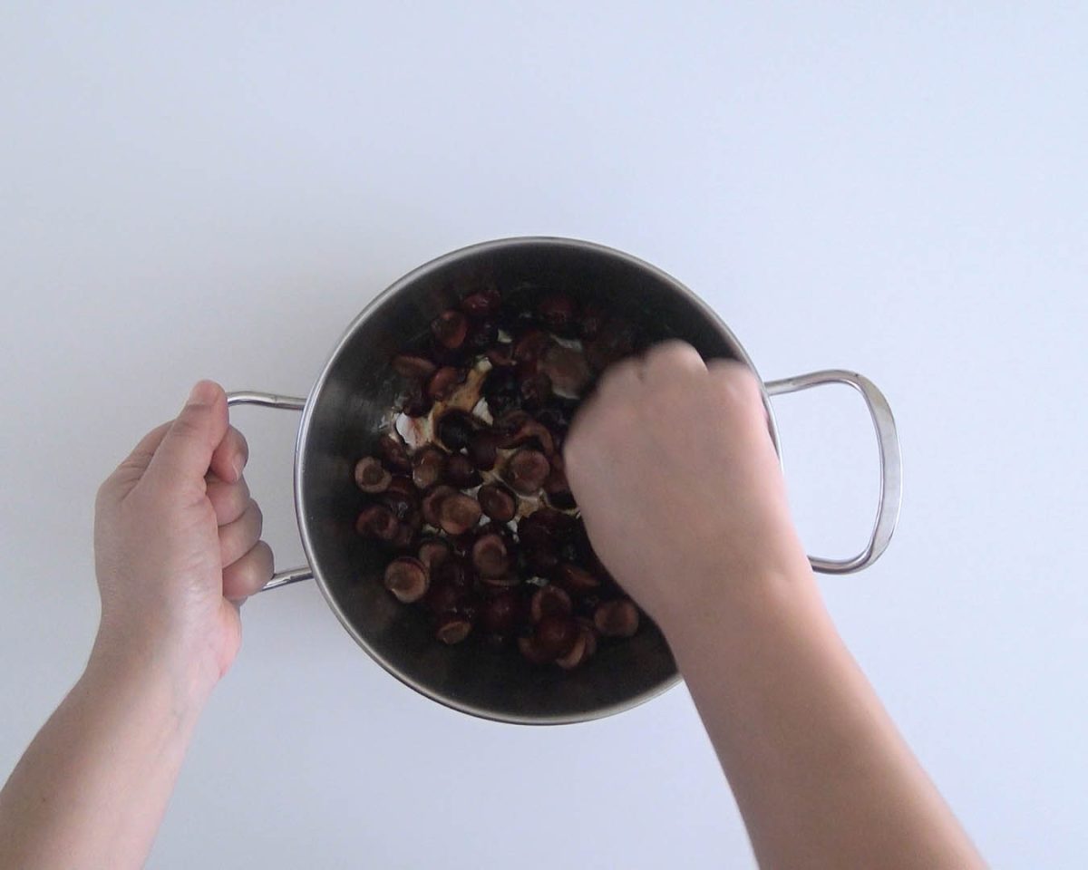 polos de cerezas picotas paso 9