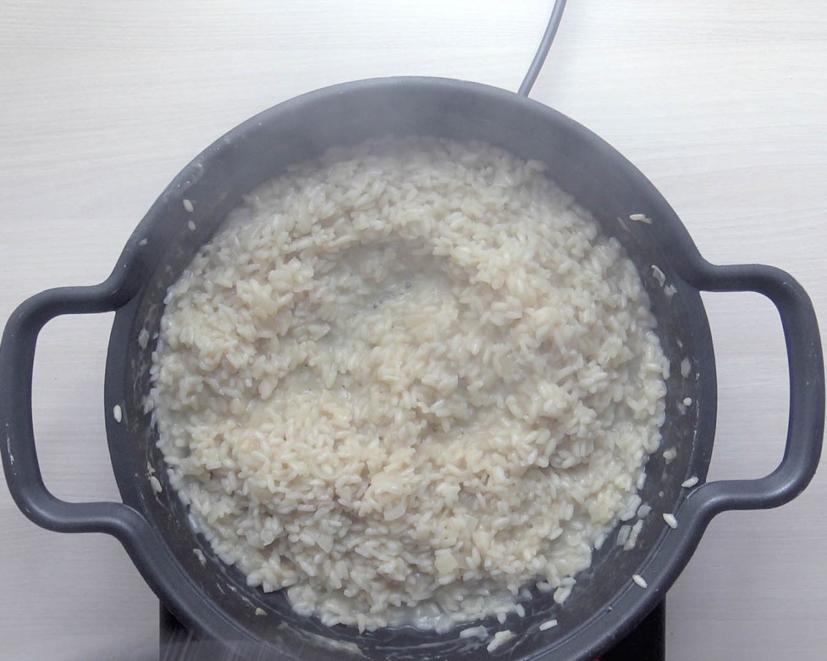 risotto de peras y gorgonzola paso 15