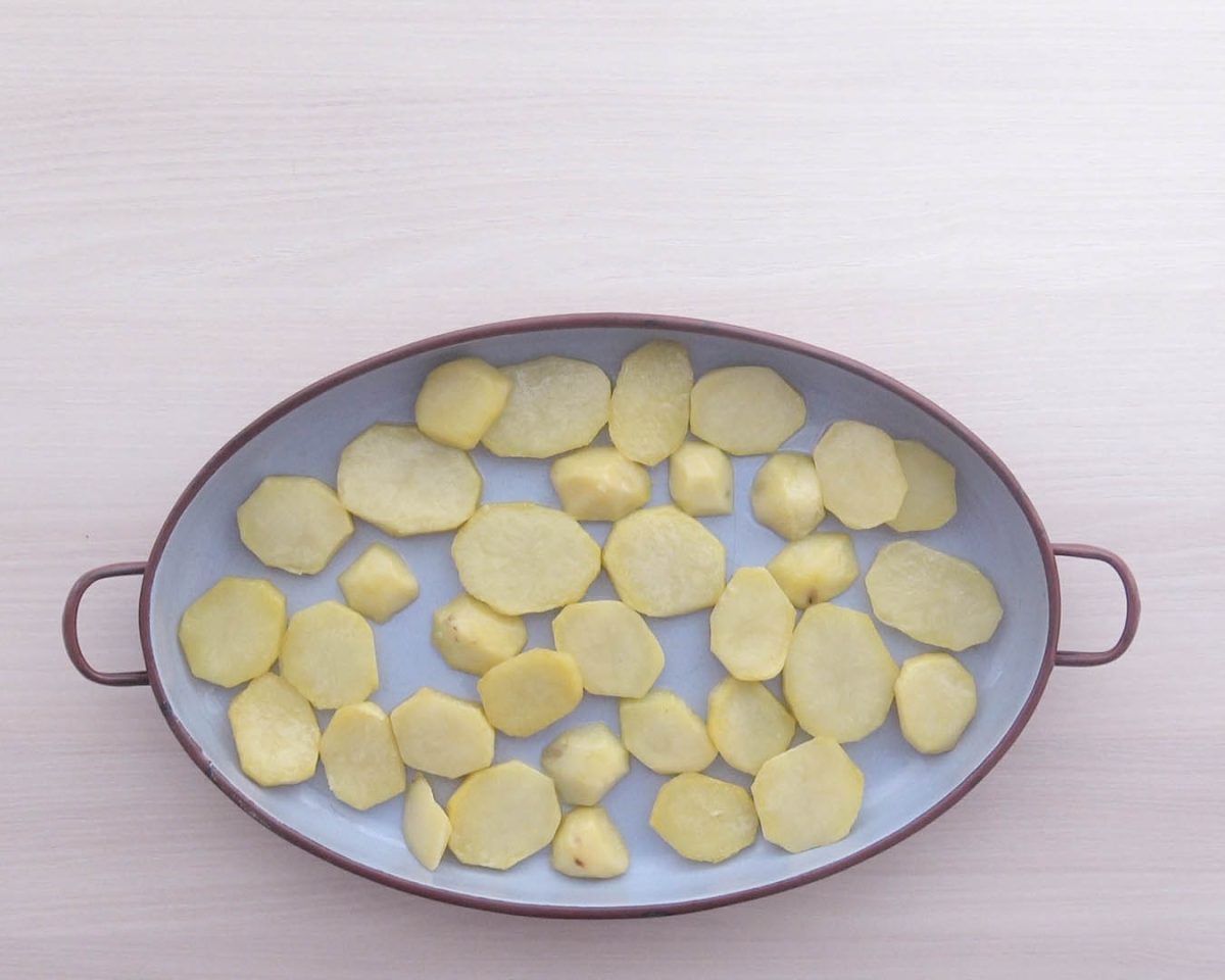 salmón al horno con patatas y verduras paso 6