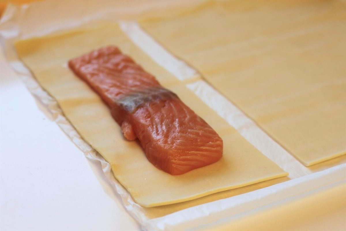 salmón wellington paso 13