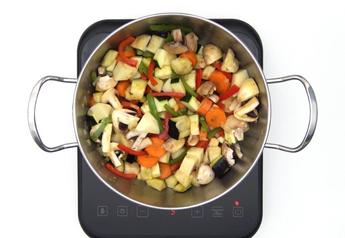 Estofado de verduras. Receta saludable y fácil para cuidar tu dieta