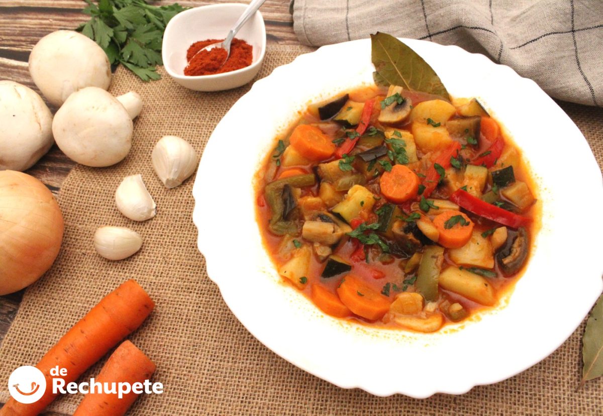 Estofado de verduras. Receta saludable y fácil para cuidar tu dieta