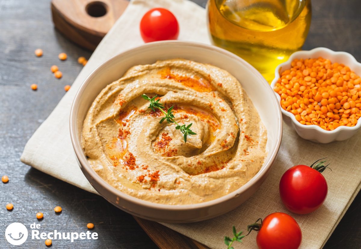 Hummus de lentejas. Un rico e innovador aperitivo paso a paso