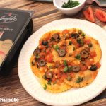 Mezzelune rellenos de ternera y merlot en salsa Puttanesca