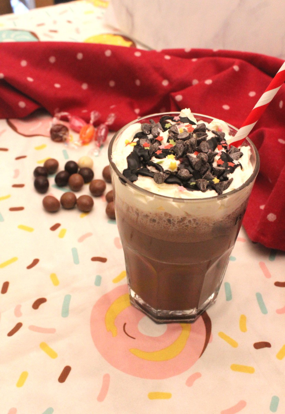 Milkshake de chocolate clásico