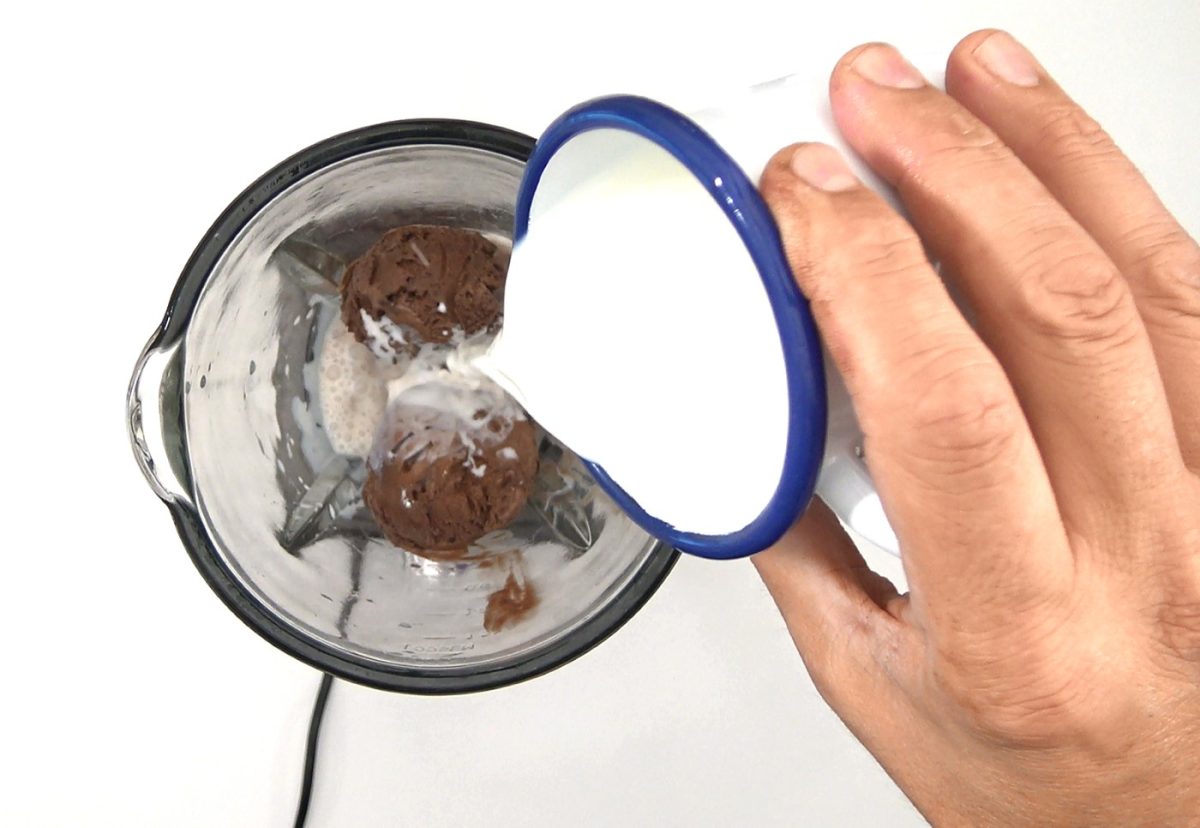 Milkshake de chocolate clásico
