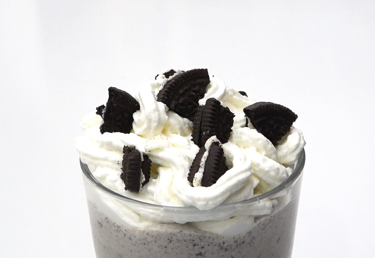 Milkshake de galletas oreo