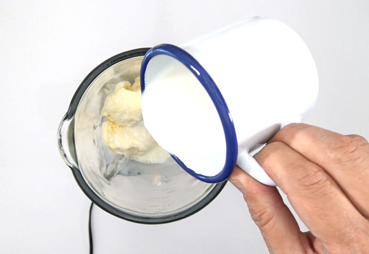 Milkshake de galletas oreo