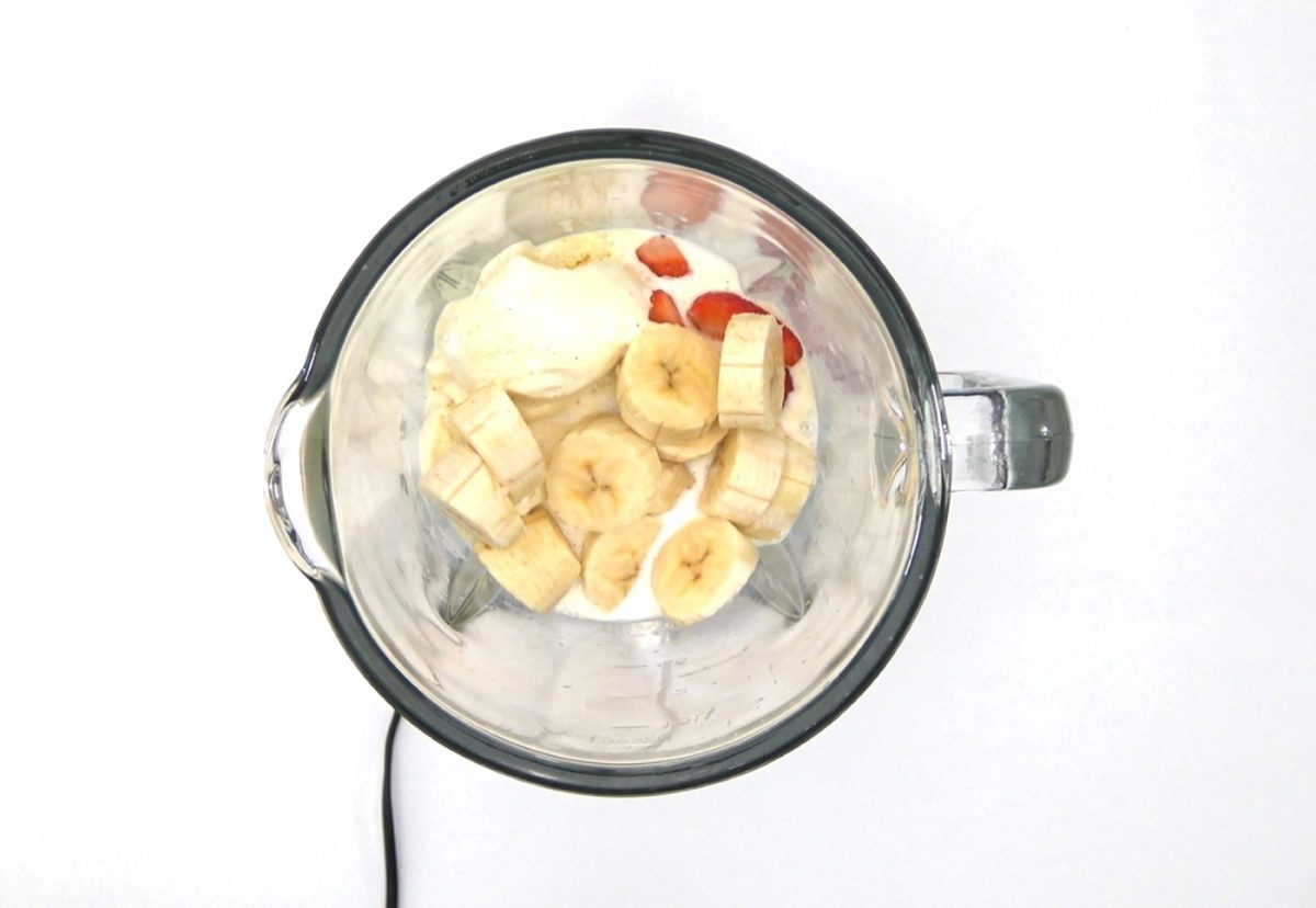 Cómo hacer el mejor milkshake de fresa y plátano en casa