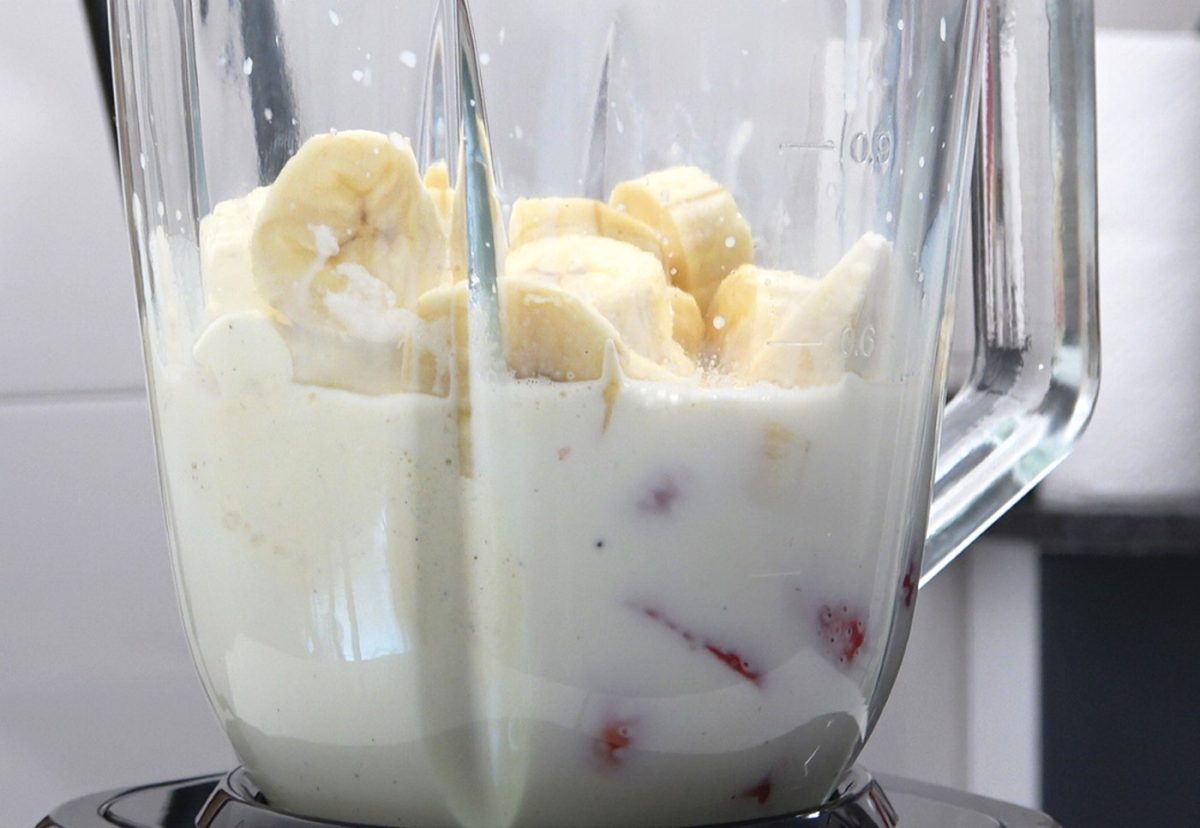 Cómo hacer el mejor milkshake de fresa y plátano en casa