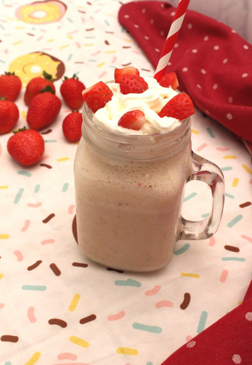 Cómo hacer el mejor milkshake de fresa y plátano en casa