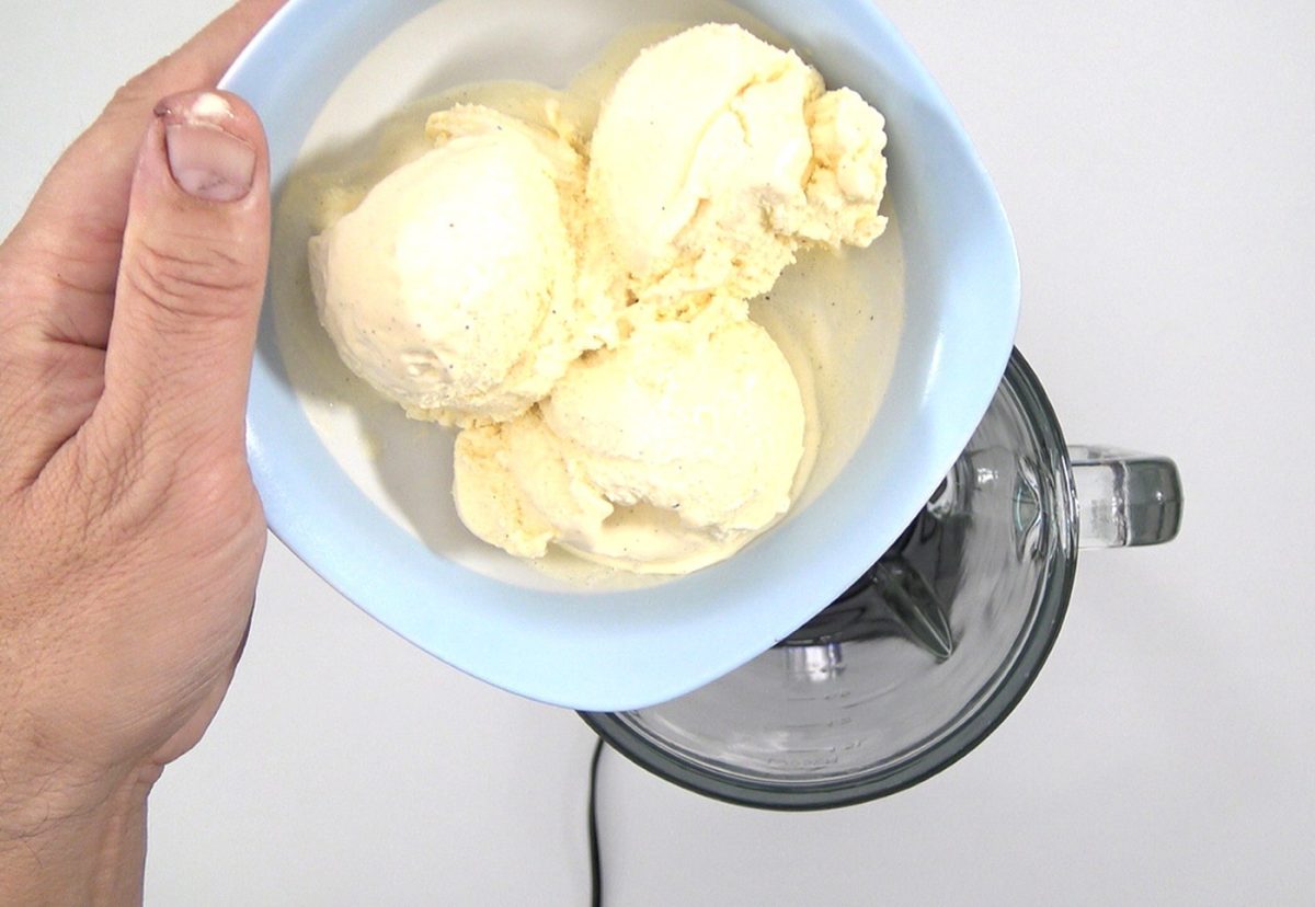 Milkshake de fresa y plátano