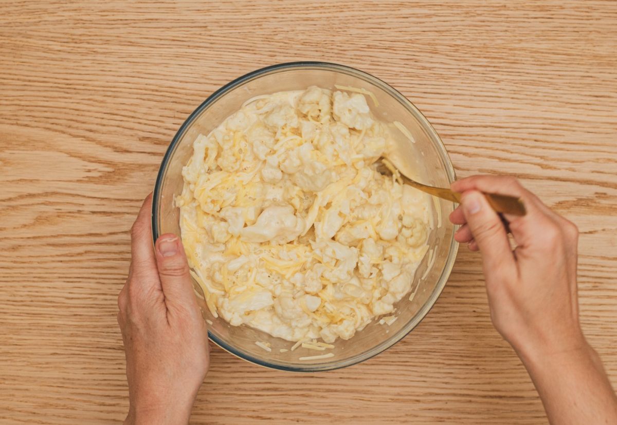 Quiche de coliflor