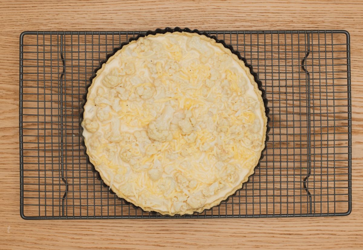 Quiche de coliflor