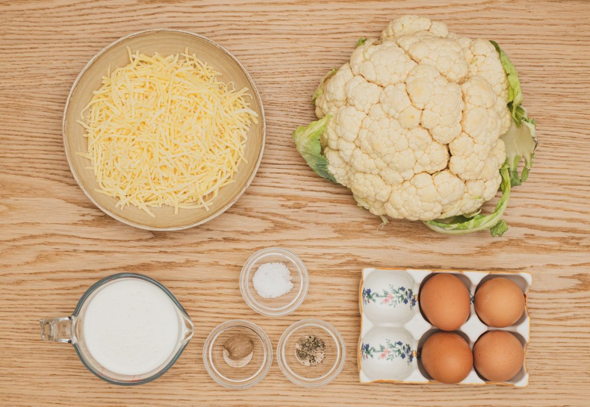 Quiche de coliflor
