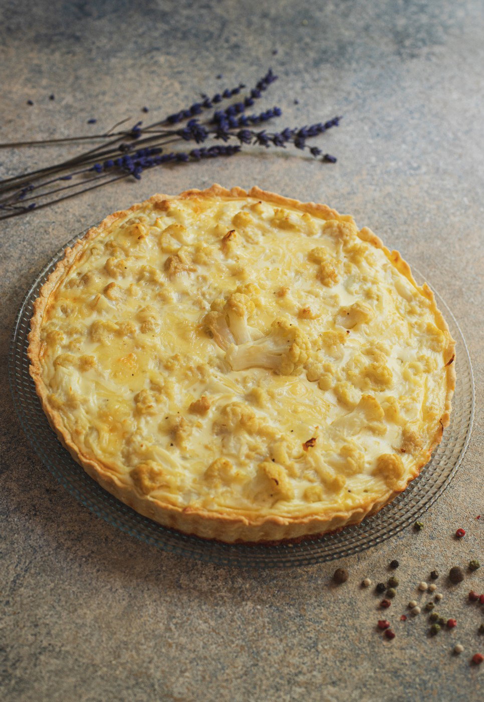 Quiche de coliflor