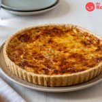 Quiche de jamón y queso con champiñones paso a paso