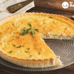 Quiche de merluza y salmón con langostinos paso a paso