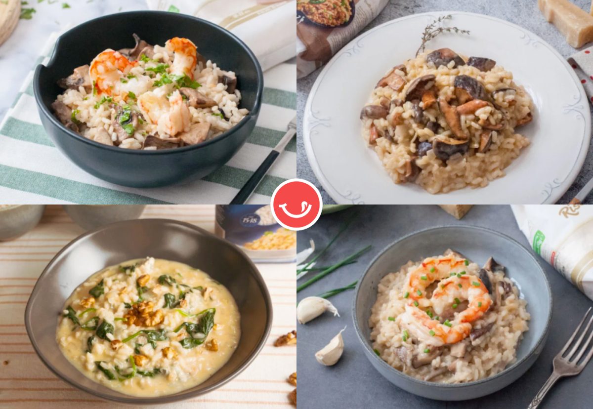 Más de  recetas de risotto caseras para chuparse los dedos
