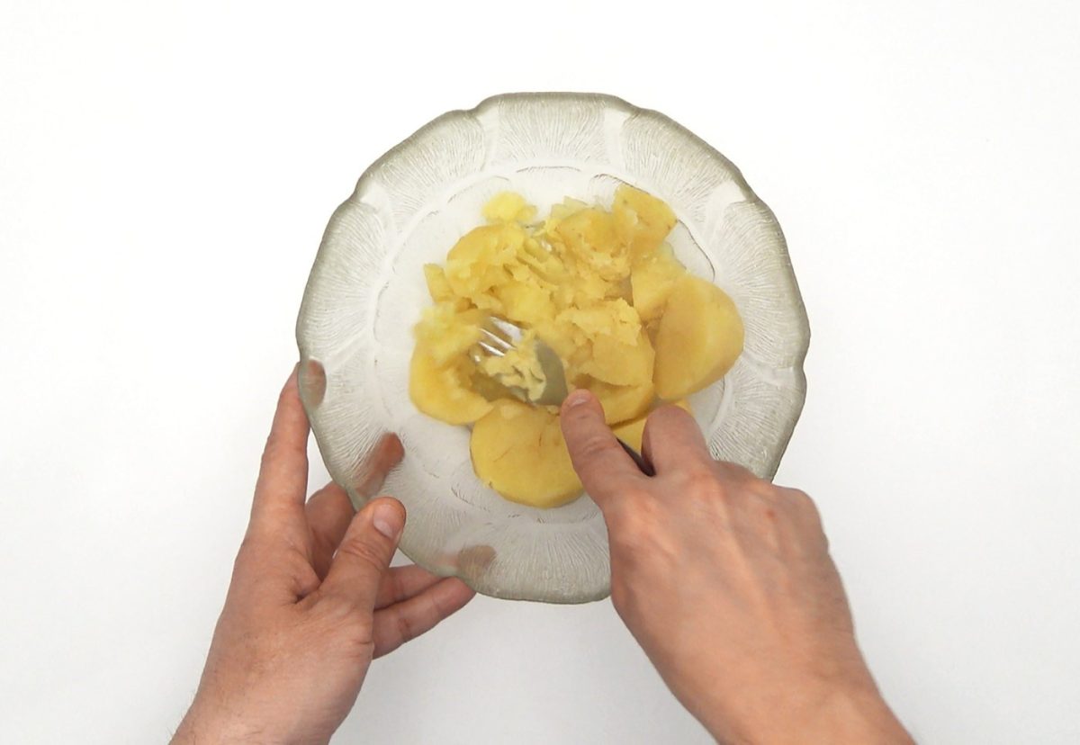 Rin ran de bacalao. Receta tradicional con pimientos y patata
