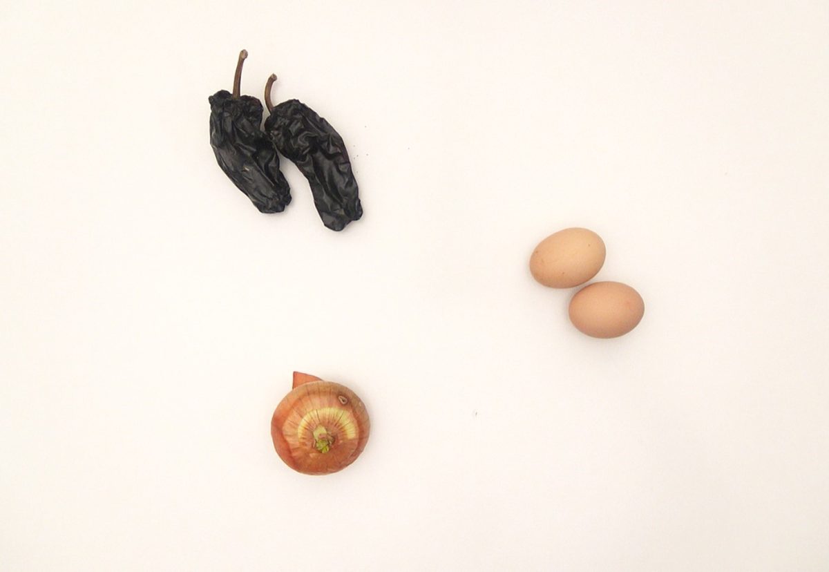 Rin ran de bacalao. Receta tradicional con pimientos y patata