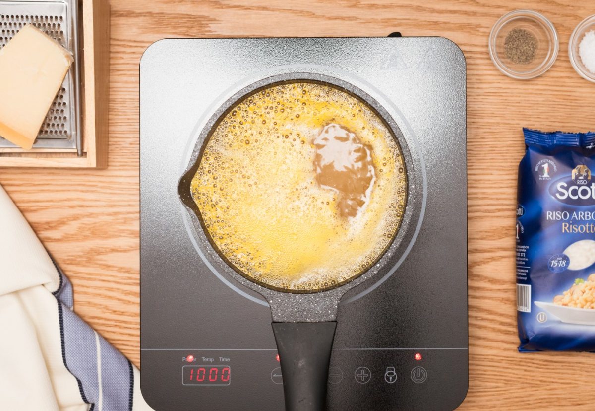 Risotto de espinacas. Receta fácil para un plato saludable
