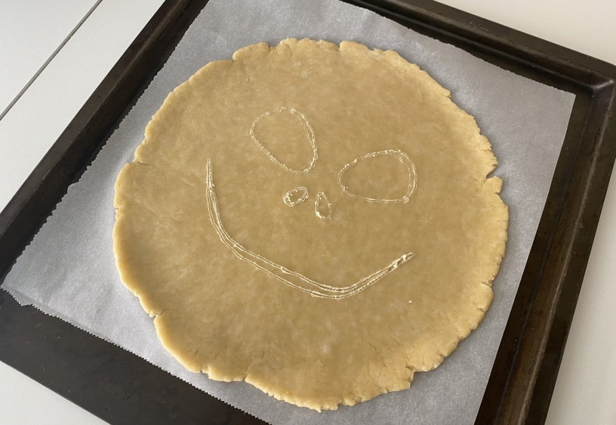 Tarta de manzana para Halloween