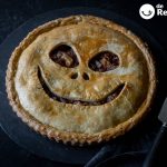 Tarta de manzana para Halloween