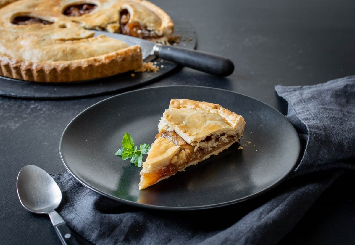 Tarta de manzana para Halloween