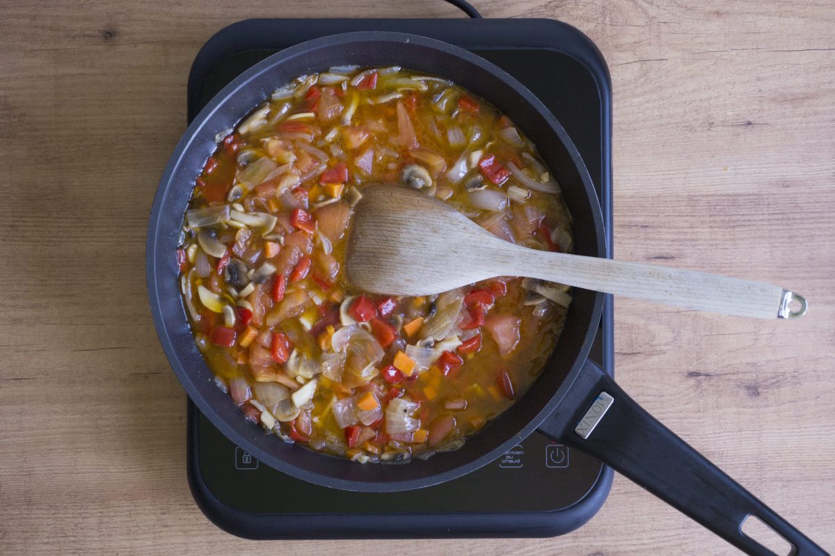 albóndigas a la jardinera paso 18