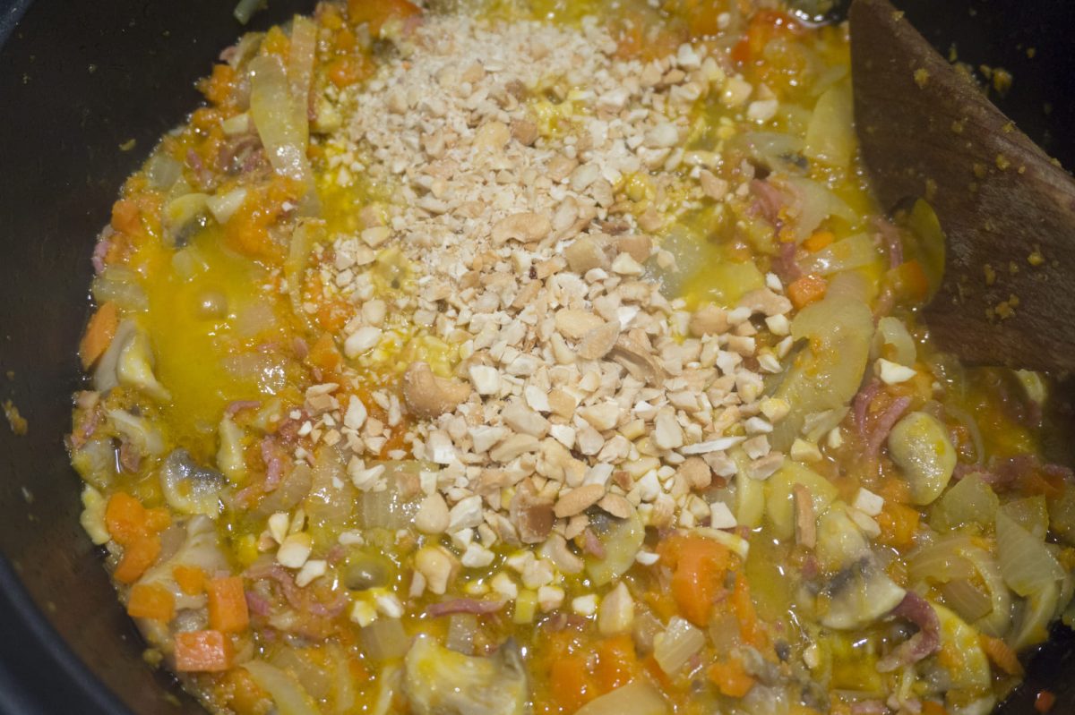 arrozbasmati con jamón y setas paso 12