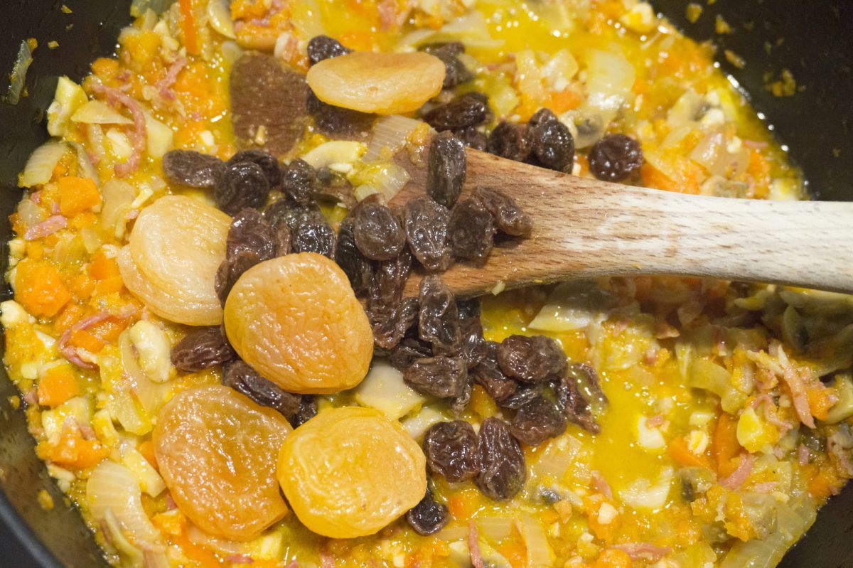 arrozbasmati con jamón y setas paso 13