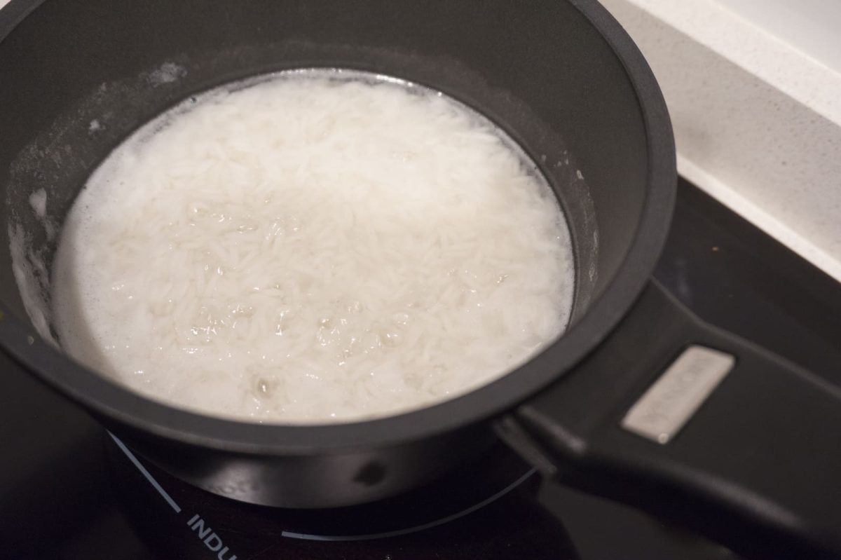 arrozbasmati con jamón y setas paso 17